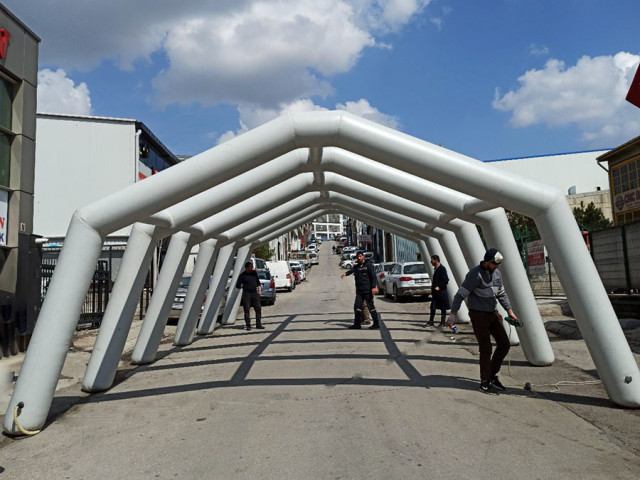 Şişme Askeri Kbrn Çadırlar -  Şişme Seyyar Hastane Kamp Çadırları