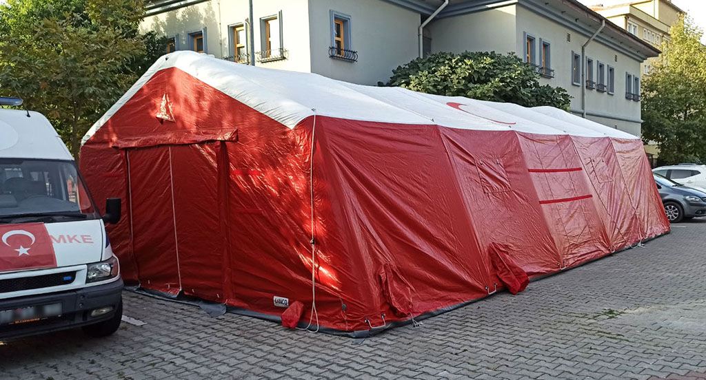 Şişme Seyyar Hastane Çadırları Ankara Yerli Üretim